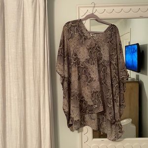Show me Your Mu Mu snakeskin tunic